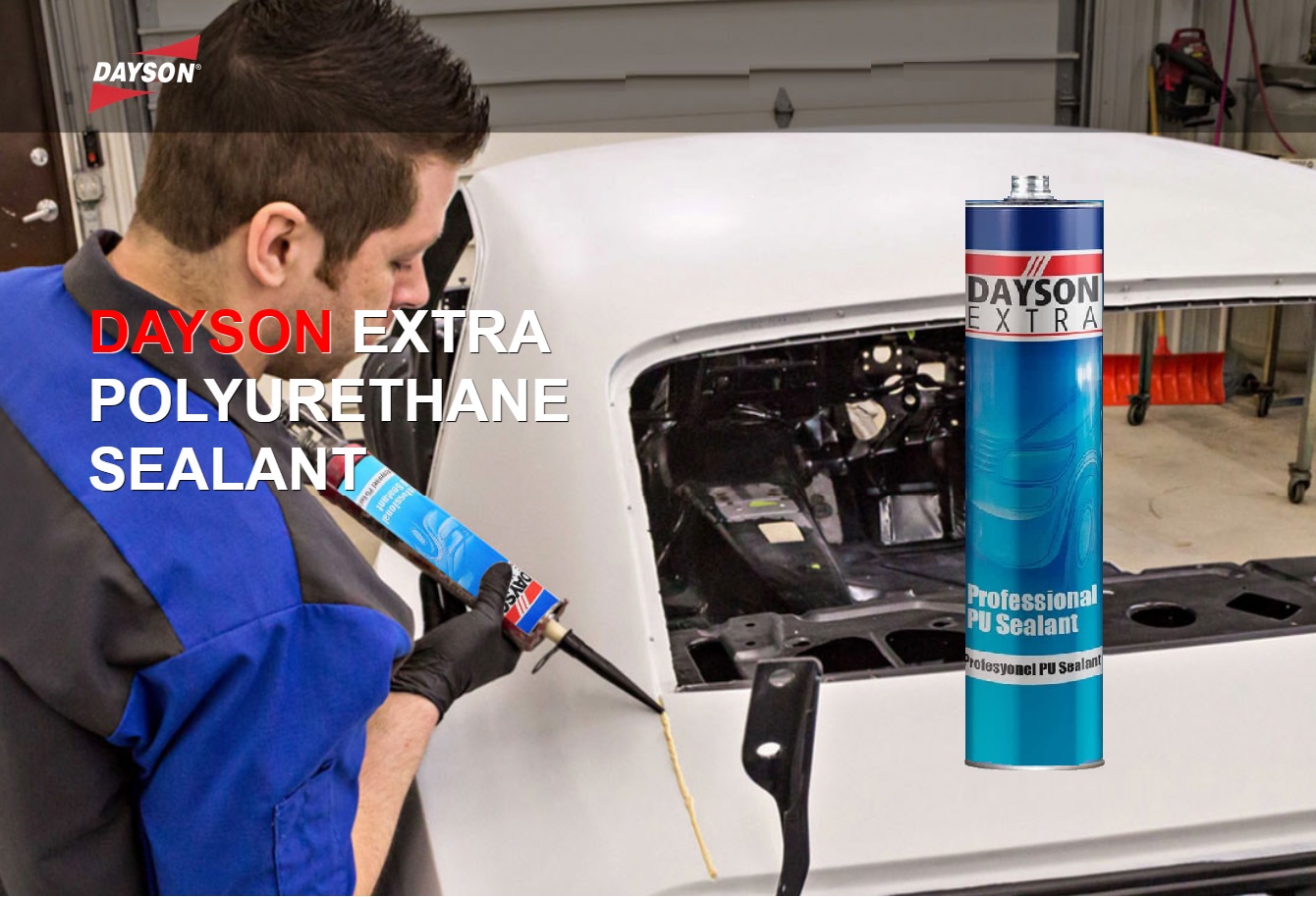 موم پلی اورتان کارتریج 280 میل سفید دایسون فرانسه DAYSON